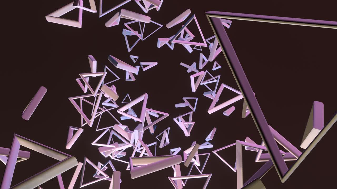 forma futurista, vuelo, animación de un objeto abstracto. fondo de concepto de tecnología dinámica.