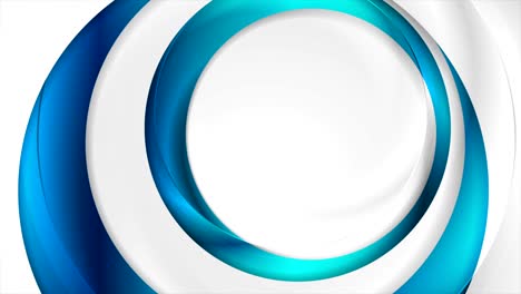 blue and grey abstract glossy circles video animation