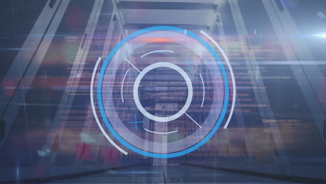 animation of scope scanning and data processing over computer servers