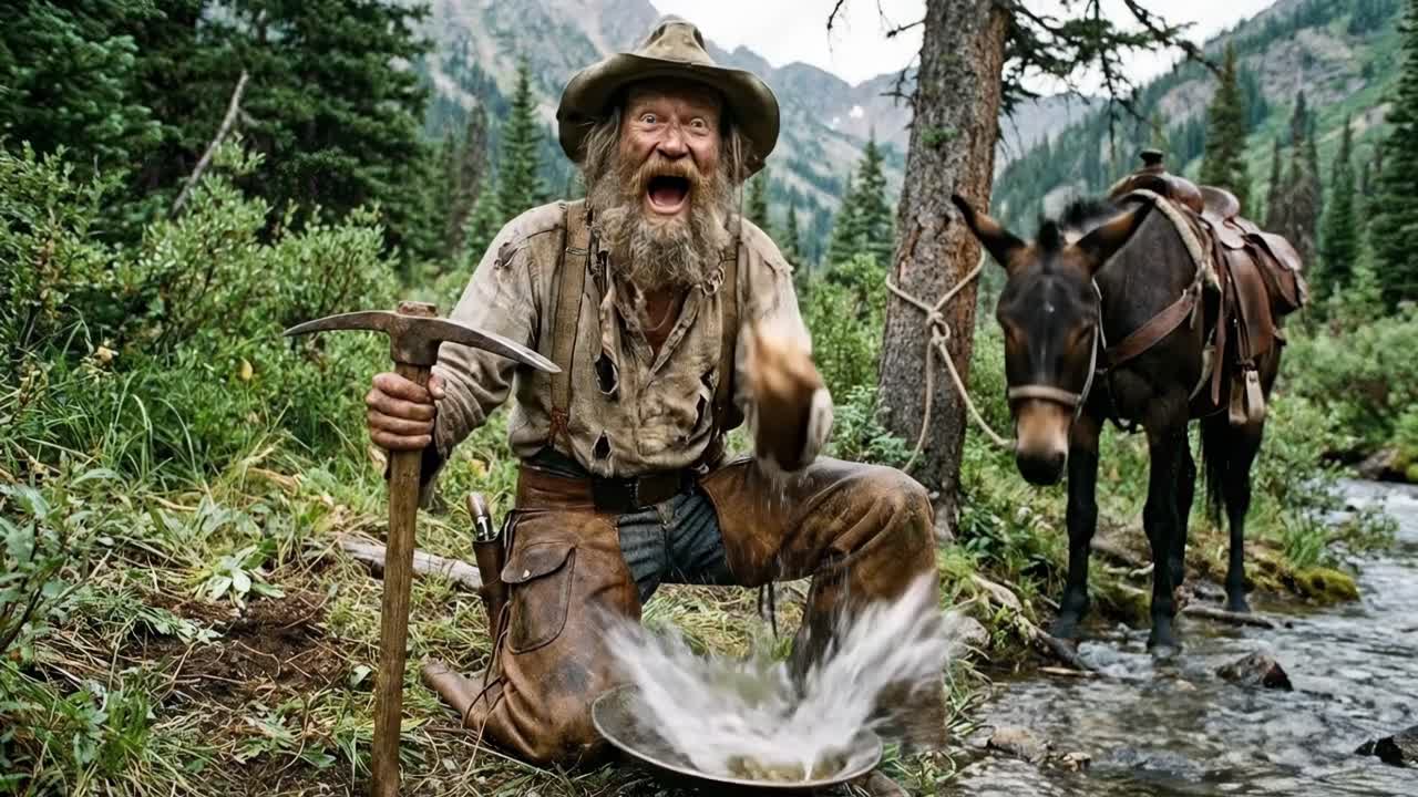 Dağlarda Altın Madenciliği Araması