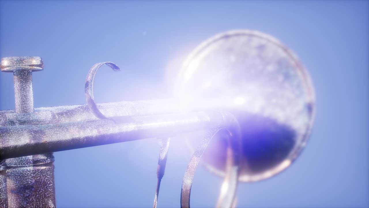 4k 슈퍼 슬로우 모션 청동 트럼 ⁇