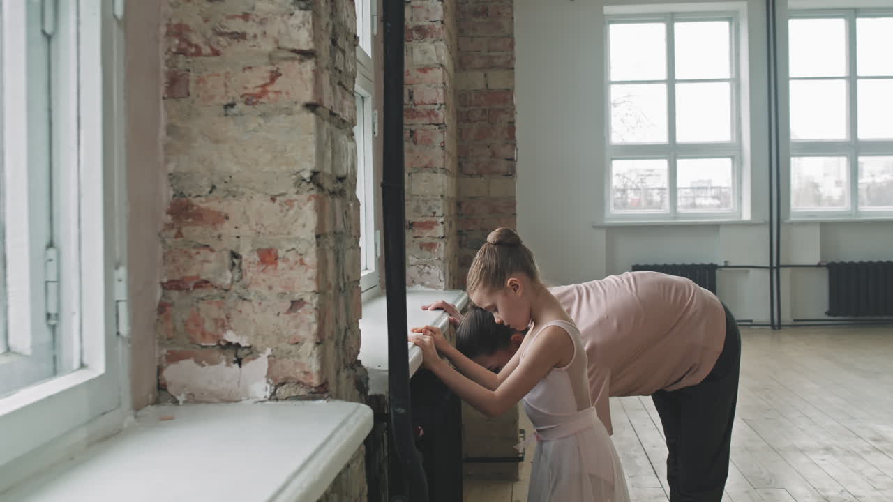 Little Ballerina At Dance Class