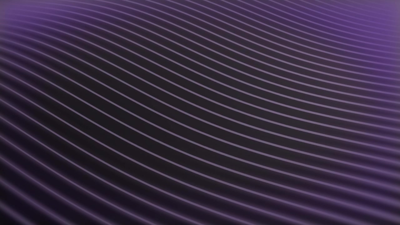 Dynamic Abstract Background with Moving Purple Wavy Lines