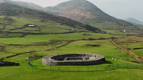 loher ringfort, kerry, ireland, march 2022