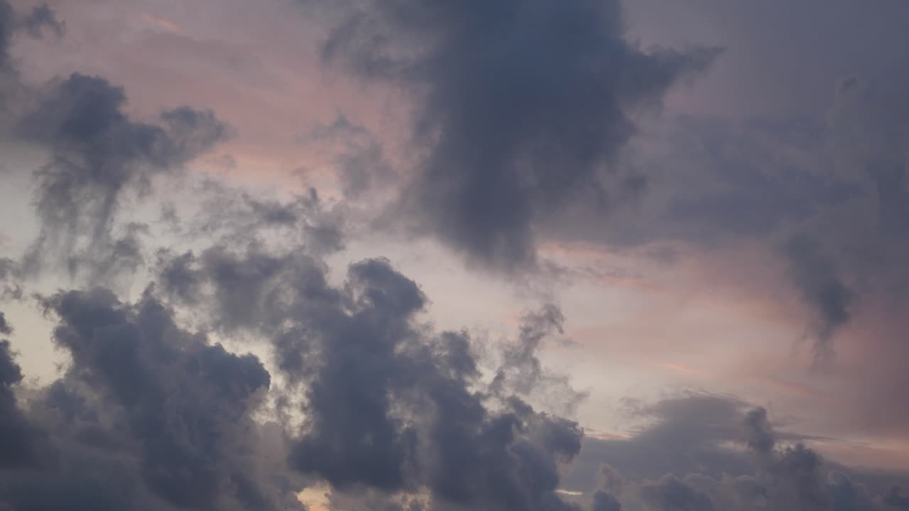 Stormy Sunset Clouds