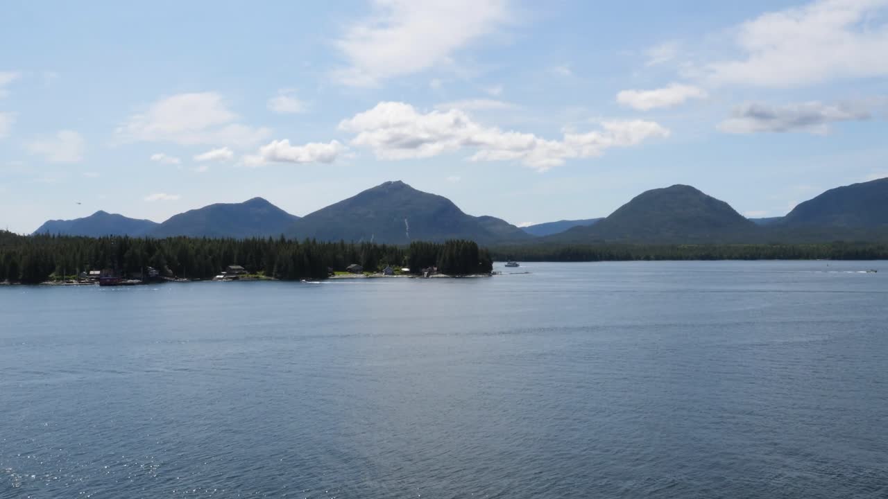 Beautiful landscape surrounding Ketchikan, Alaska.