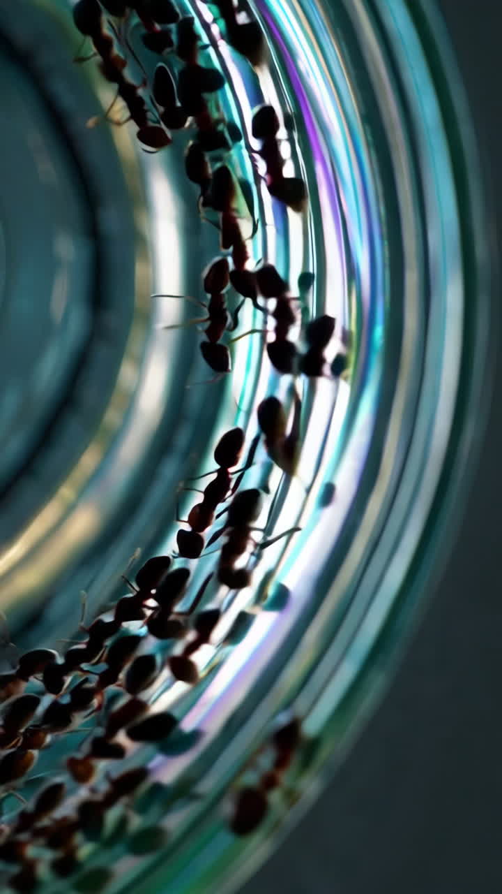 Ants in a Glass Bowl