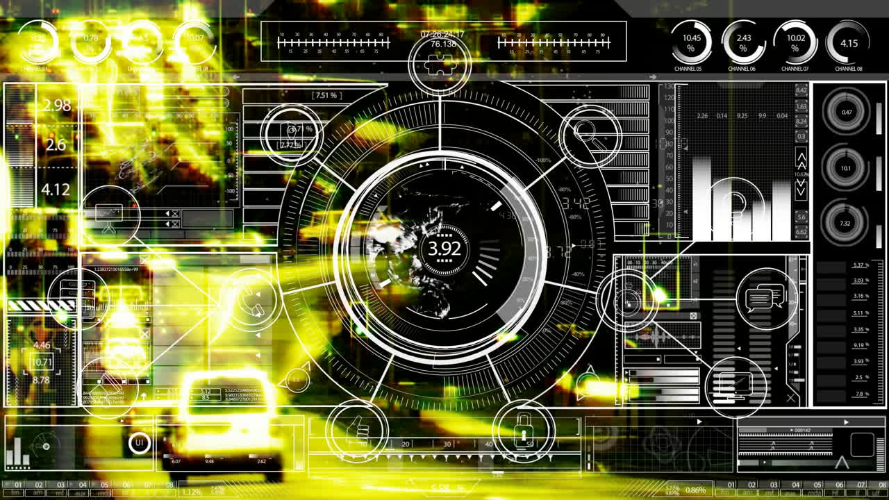 movimiento rápido del tráfico