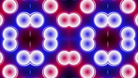 abstract geometric led light pattern