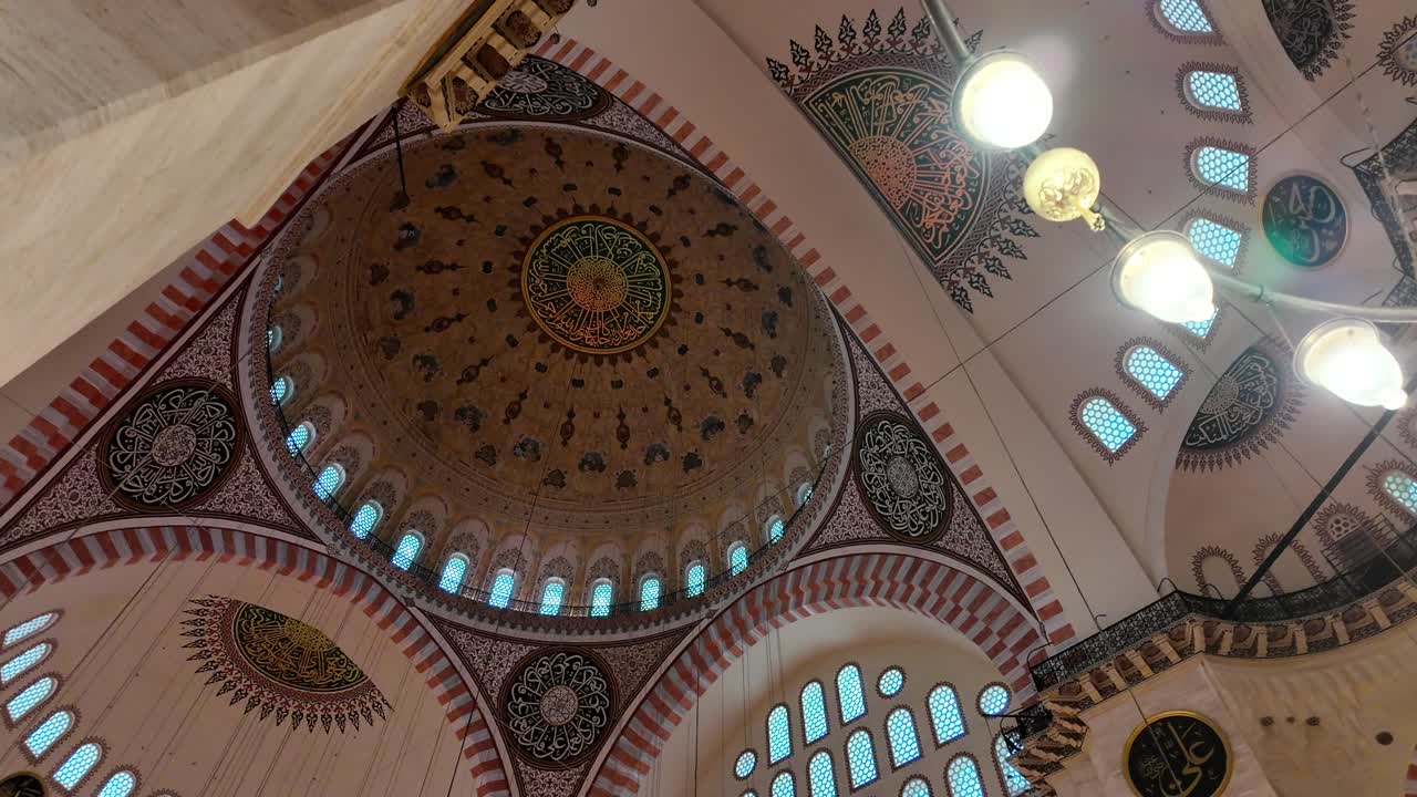 Interiør af en moské