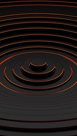 black background with red and yellow circle and black background with red and yellow circle. vertical looped animation