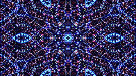 luz abstracta brillante que gobierna el color completo, caleidoscopio