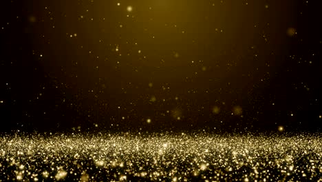 deeltjes goud glitter bokeh award stof abstracte achtergrond lus