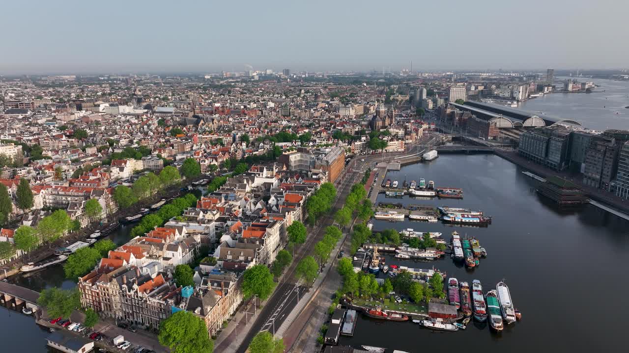 Aerial View of Amsterdam