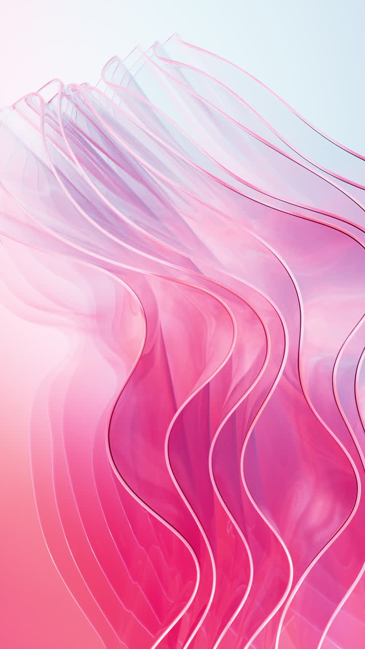 fondo de vidrio multicapa con gradiente, renderización en 3d.