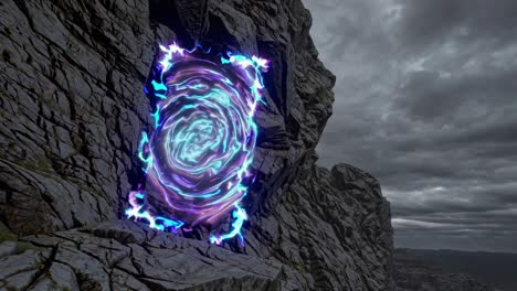 Glowing Portal in Rocky Mountain