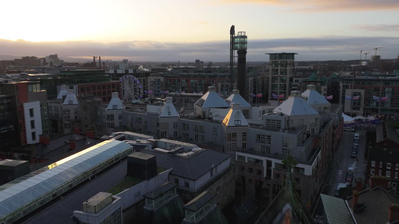 4K Cinematic Drone footage of St Mary of the Angels Capuchin Church Dublin_02