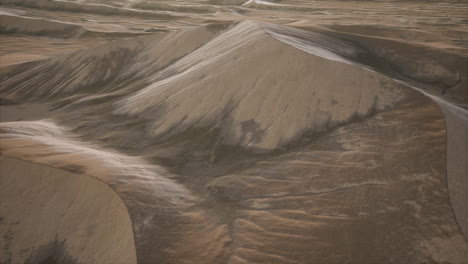 red sand desert dunes at sunset