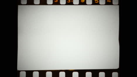 real 35mm 4x3 film frame overlay - dirty and old