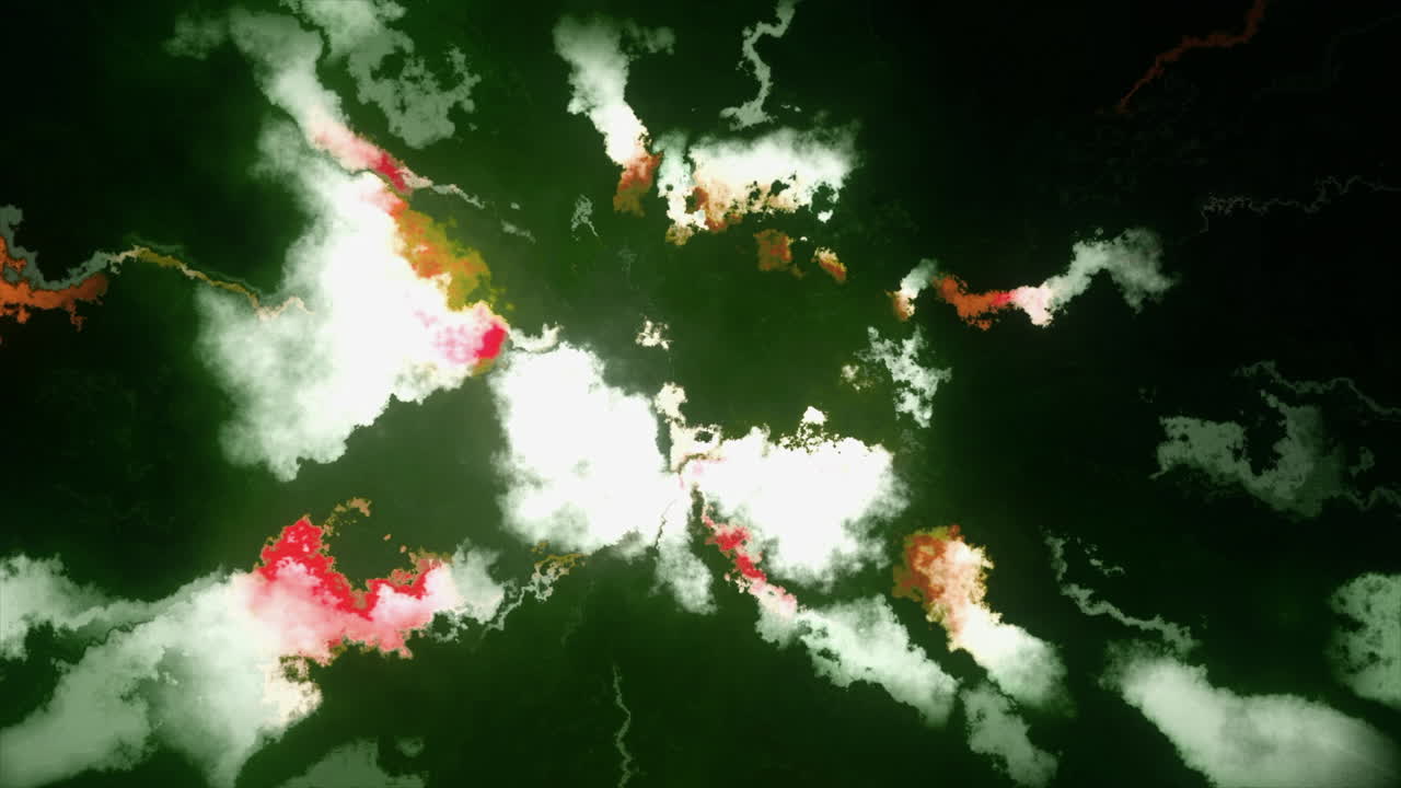 추상적인 다채로운 구름 풍경