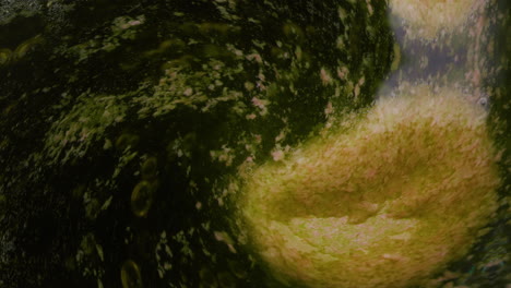 blending ingredients in a food processor