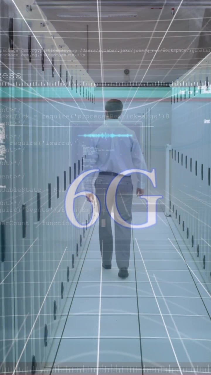 Animation of data processing and hacker over caucasian businessman in server room