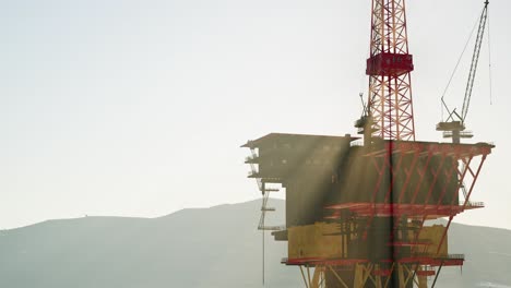 oil drill rig platform
