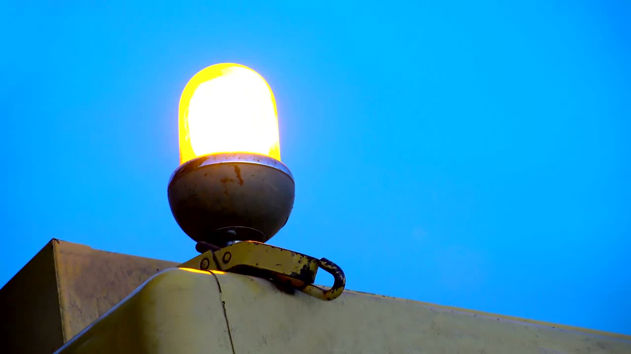 4k 버 경고 신호 사이렌 빛, 루프, 소니 ax-100