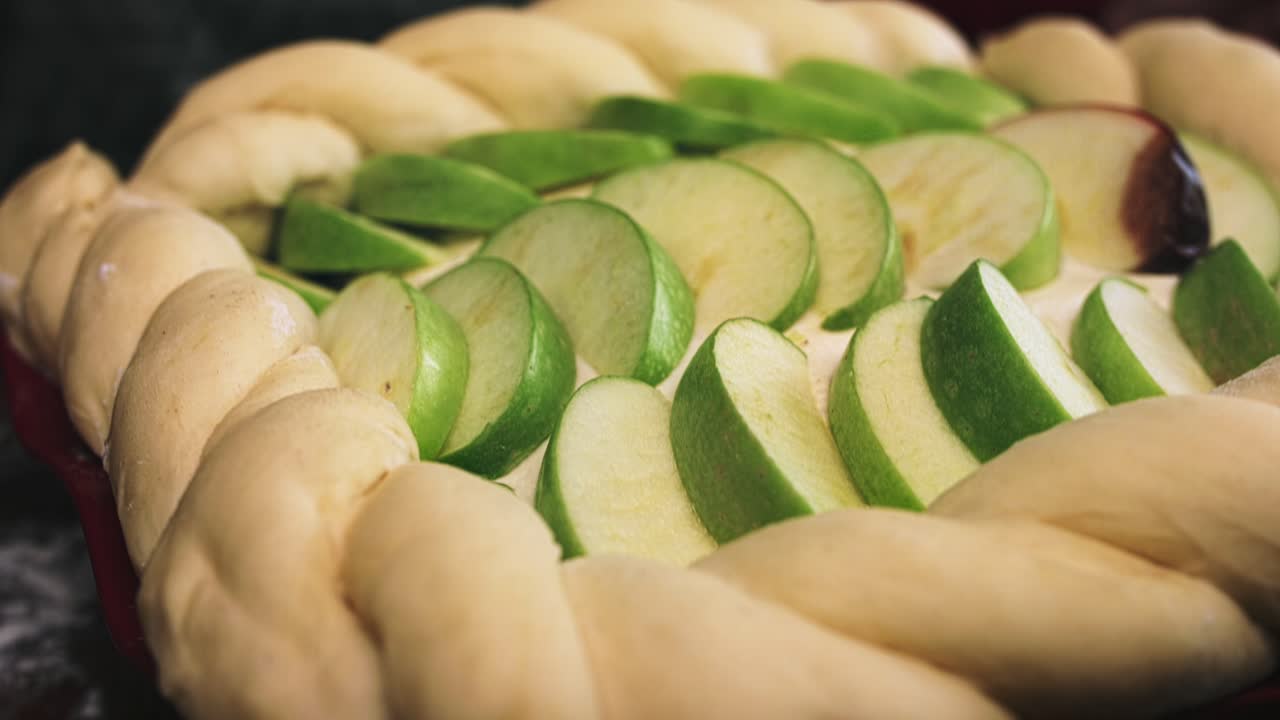 베이킹 접시 에 인 사과 파이