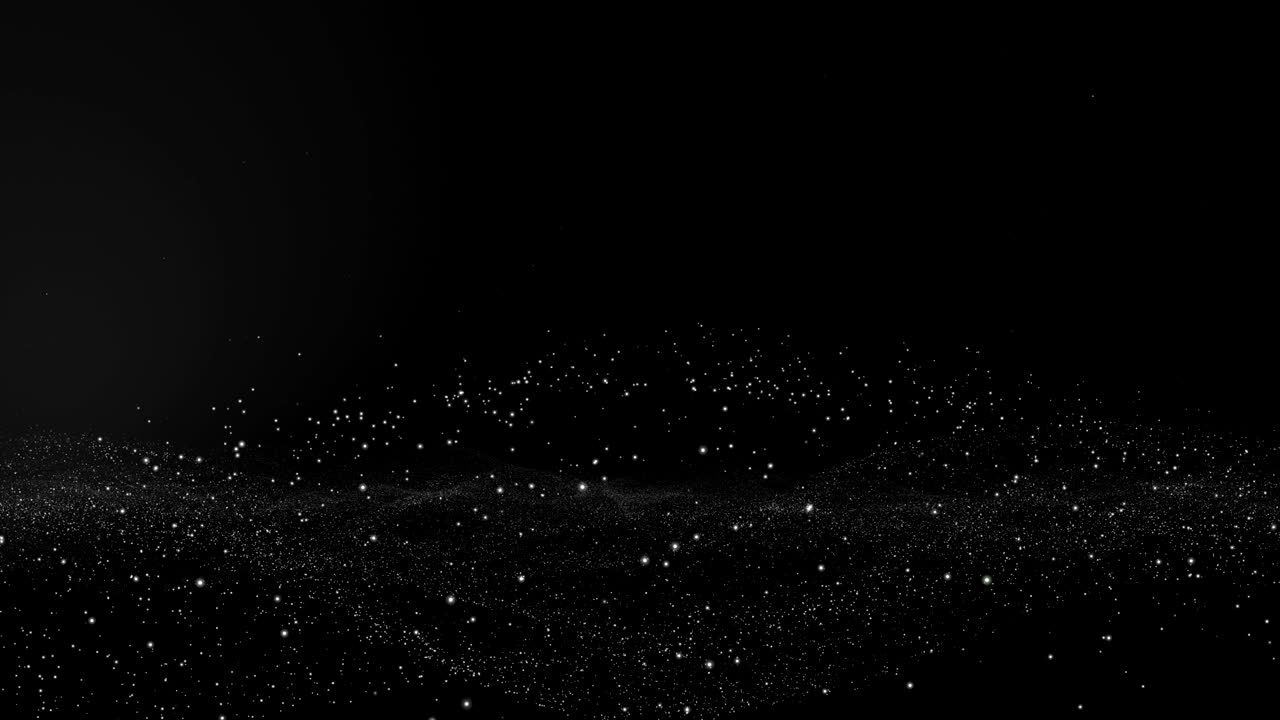 Animation ,motion abstract background with circle white moving and flicker particles. Backdrop of bokeh.