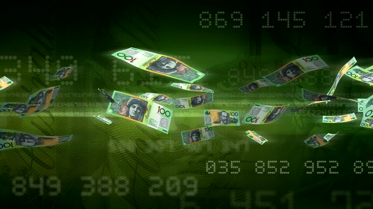 날아다니는 오스트레일리아 달러