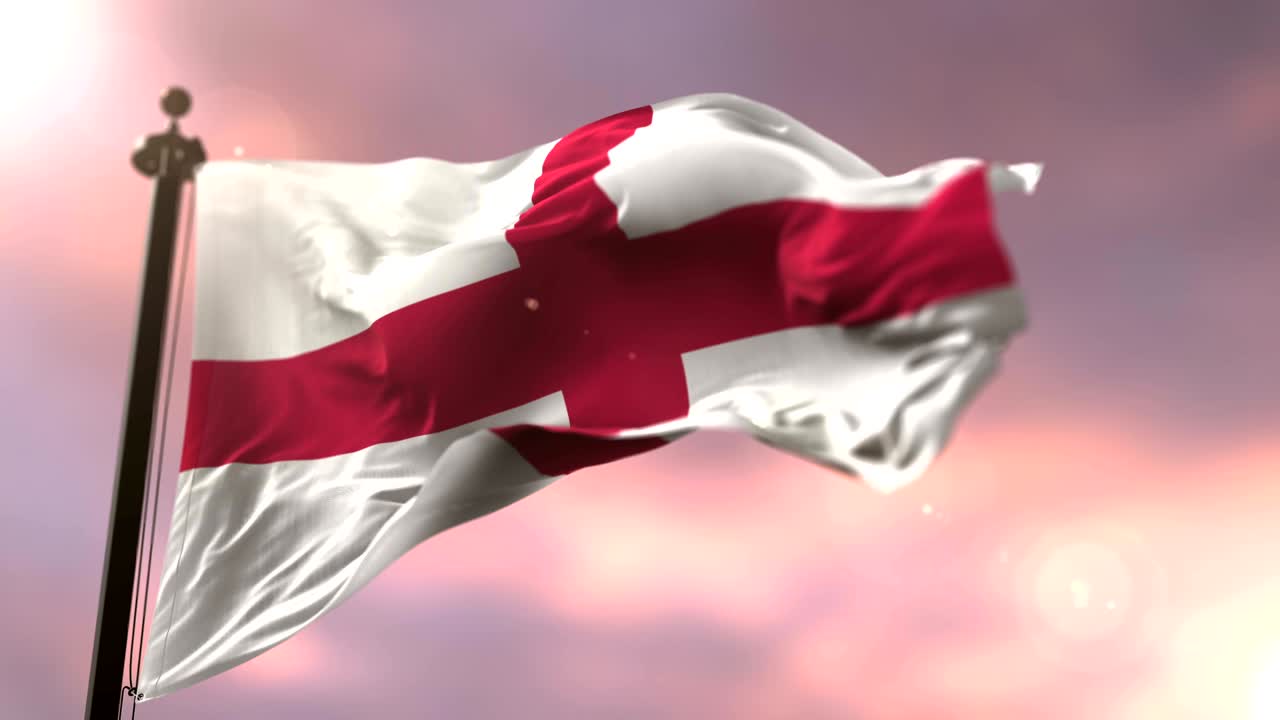 영국 발이 해가 지면 바람에 흔들리고, 루프