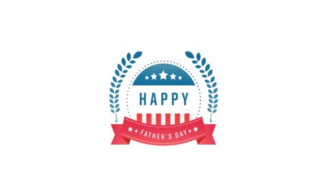 Animation-of-fathers-day-text-moving-over-white-background