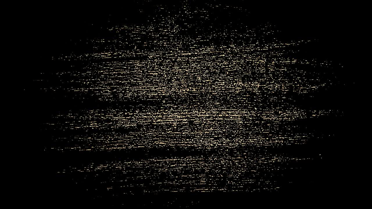 Dark creepy loopable 2D animation background 4K. Black cartoon style backdrop with elements of white noise with copy space