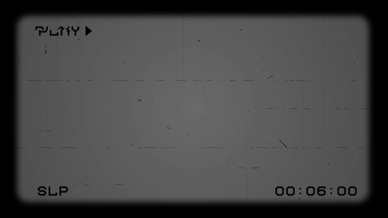 Vintage VHS Camcorder Overlay with Glitch and Noise Effects