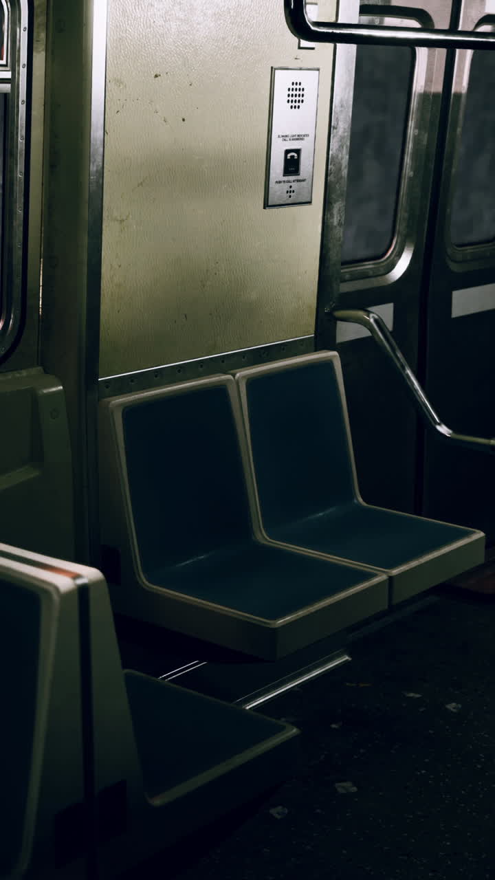 비어있는 지하철 좌석
