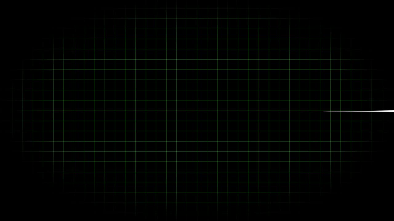 electrocardiograma osciloscopio forma de onda animación gráficos de movimiento