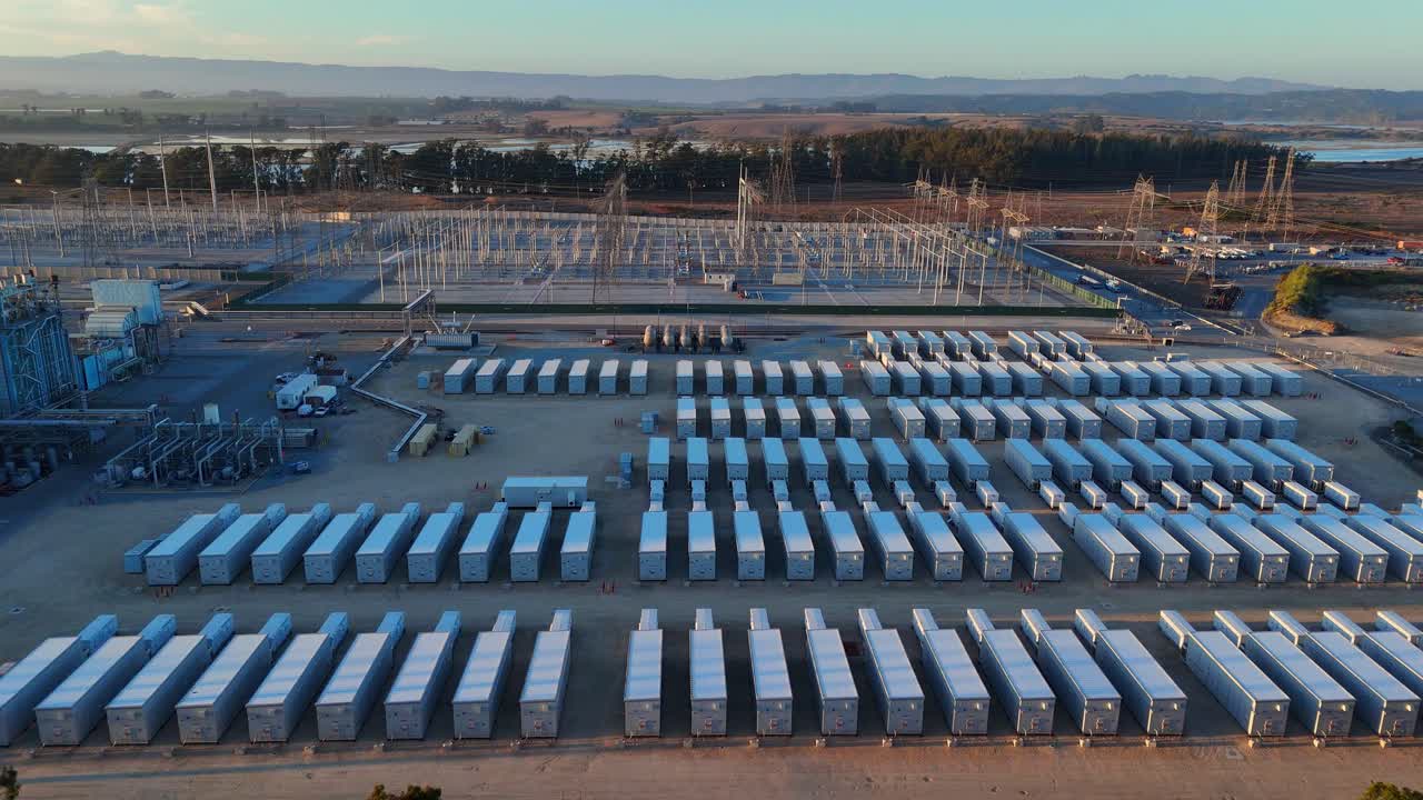 Grid Energy Battery Storage at Former Gas Fired Power Plant, Moss Landing, California, USA