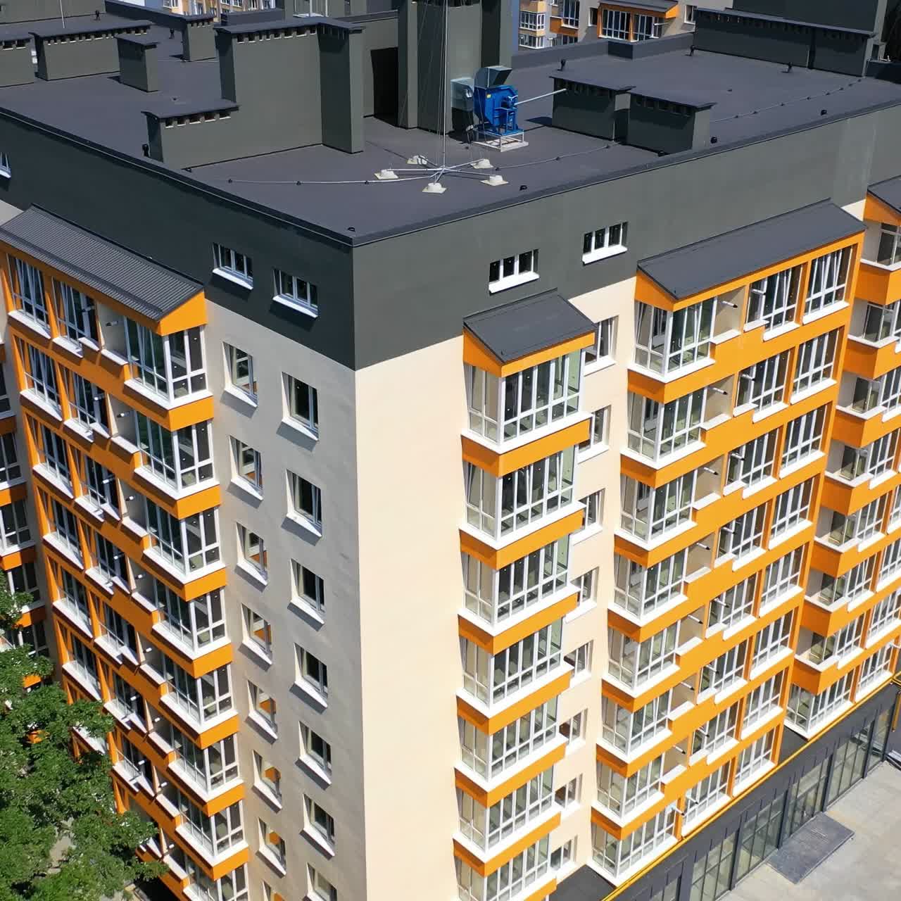 exterior del edificio de apartamentos