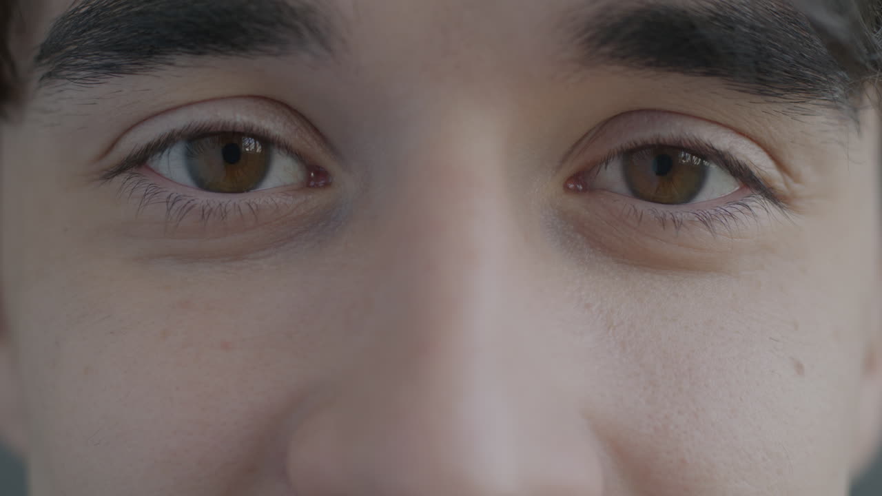 사람의 눈의 클로즈업