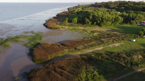 estuary rio de la plata buenos aires aerial