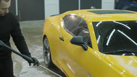 professional car detailing – washing, ceramic coating, and interior cleaning