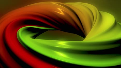 abstract 3d spiral with vibrant colors