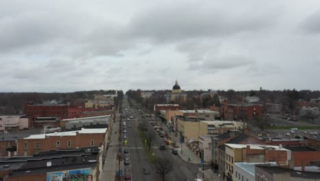 4K-Aerial-Canandaigua-New-York-Main-Street-Up