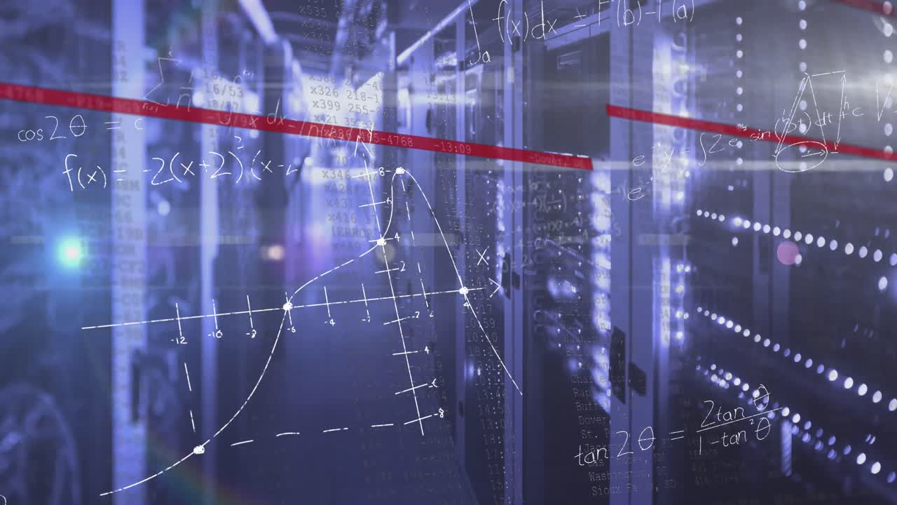 수학 방정식의 애니메이션과 컴퓨터 서버를 통한 데이터 처리