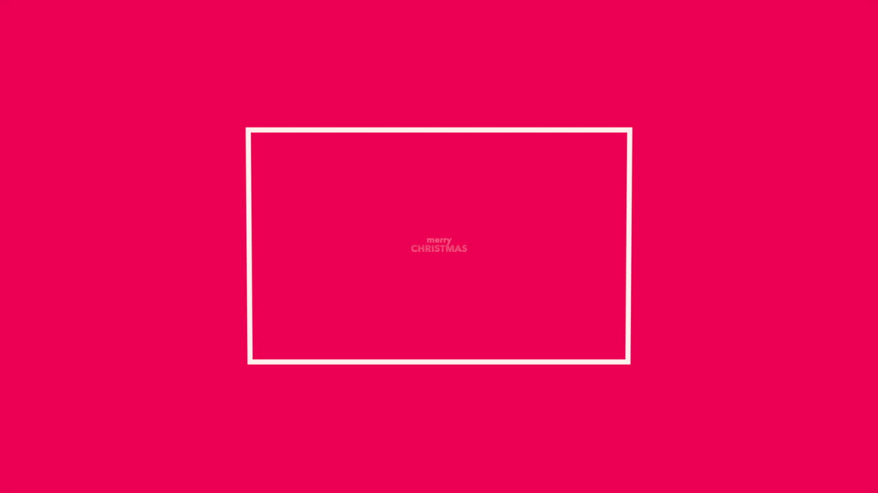 빨간색 그라디엔트의 프레임에 메리 크리스마스 텍스트