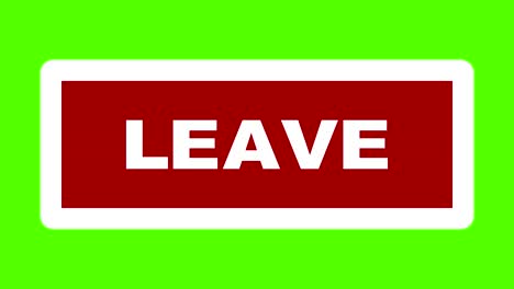 flipping sign leave remain brexit sign loop green screen