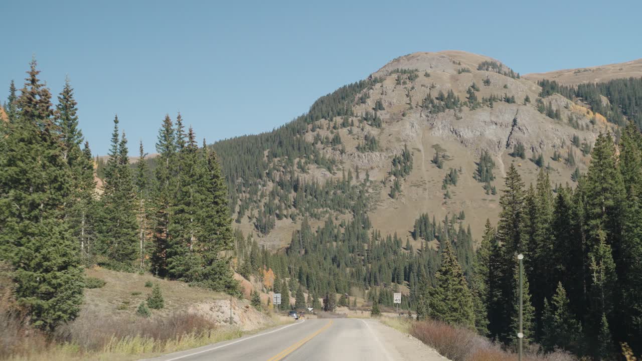 Scenic Mountain Road Landscape
