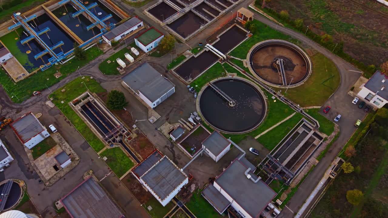Exploring a modern wastewater treatment facility showcasing advanced technology and maintenance of environmental standards