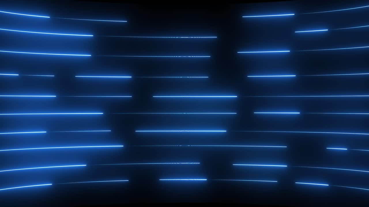 Abstract Blue Light Lines